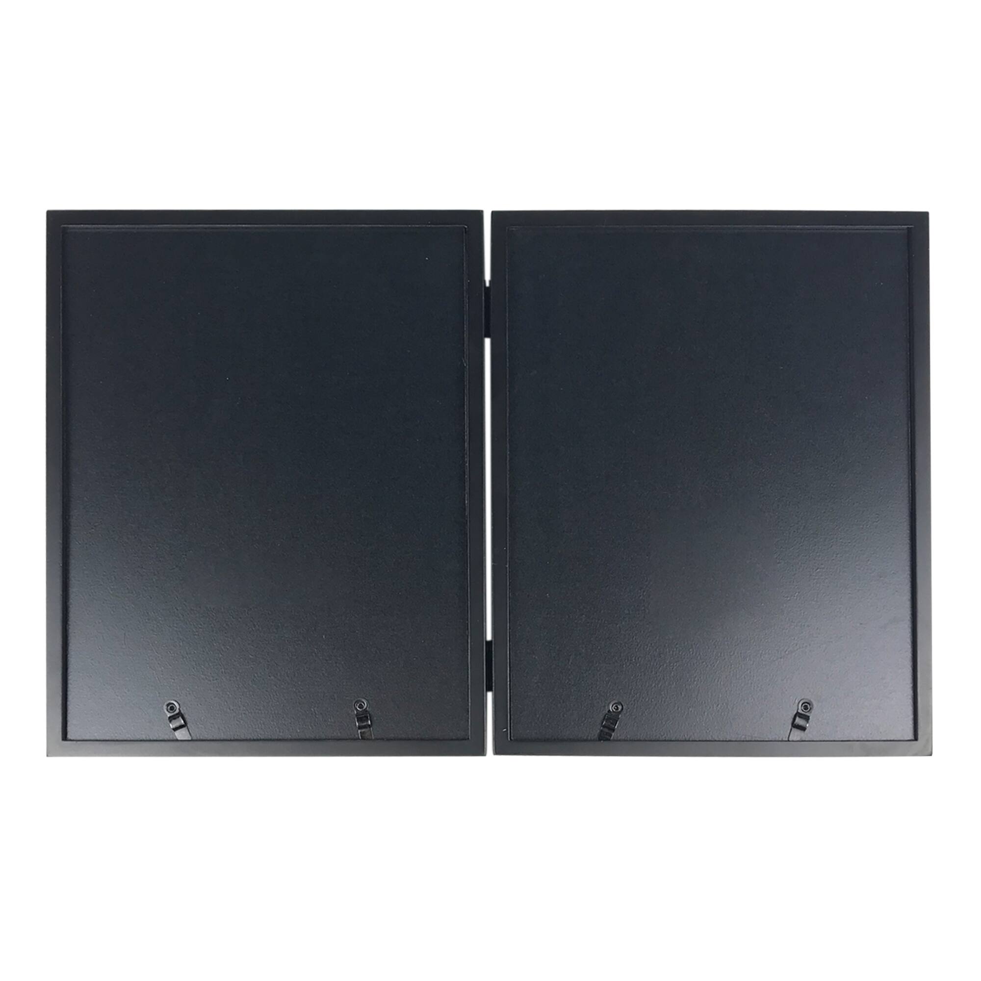 Simply Essentials™ 5" x 7" Black Hinged Frame with Mat by Studio Décor®